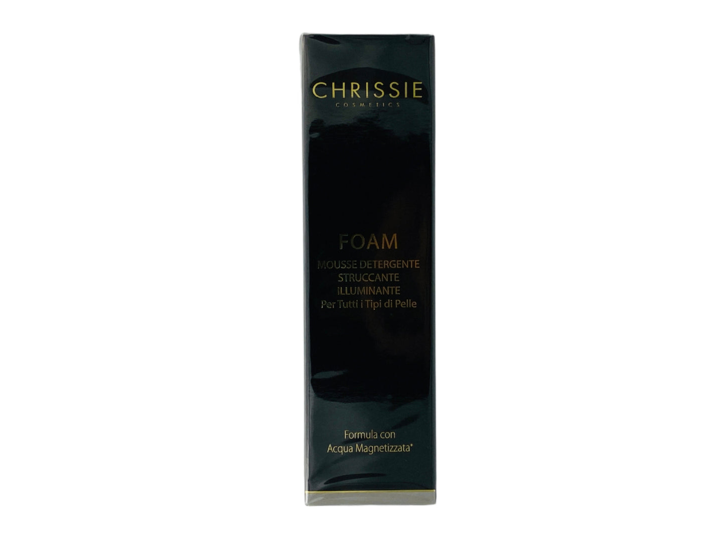 CHRISSIE COSMETICS FOAM MOUSSE DETERGENTE STRUCCANTE ILLUMINANTE PER TUTTI I TIPI DI PELLE FORMULA CON ACQUA MAGNETIZZATA