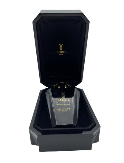 LORD MILANO MOROCCAN OUD EAU DE PARFUM UNISEX 100ML 3.4FLOZ IN DELUXE LUXURY BLACK WOODBOX