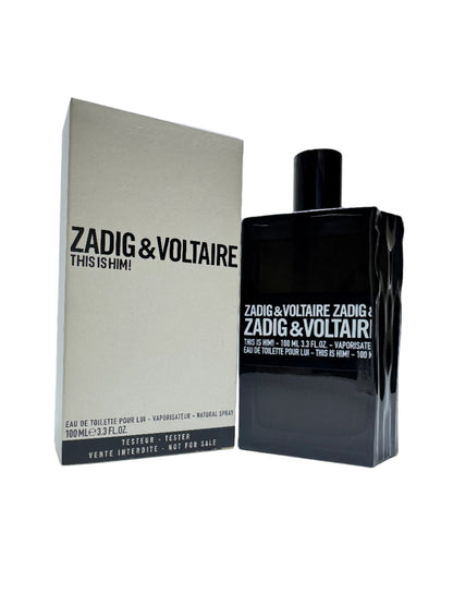 THIS IS HIM By ZADIG & VOLTAIRE  Eau De Toilette 100ML Spray ORIGINAL TESTER