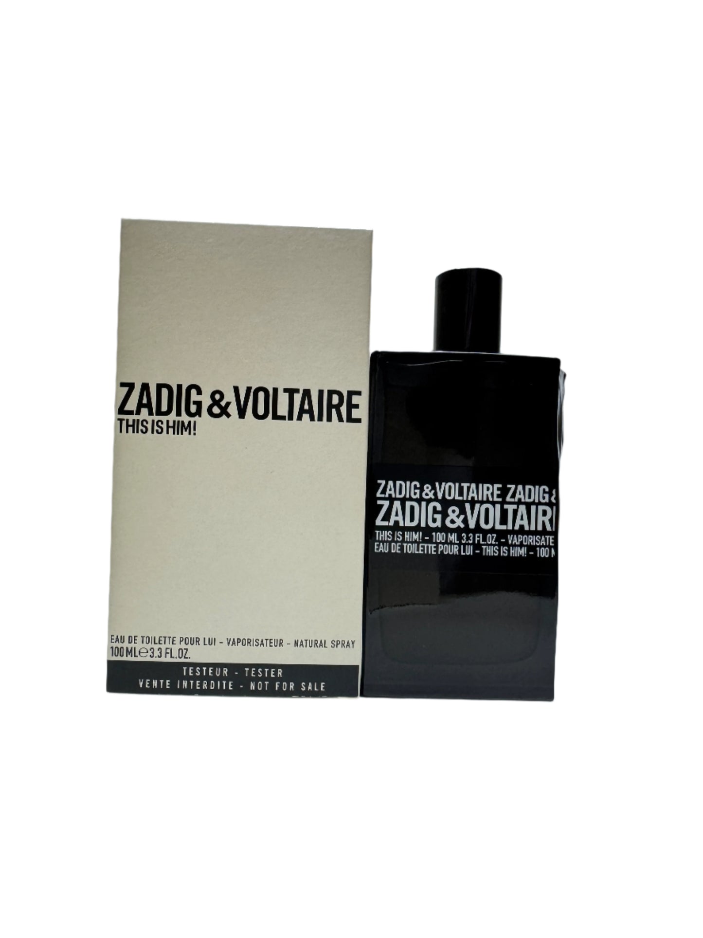 THIS IS HIM By ZADIG & VOLTAIRE  Eau De Toilette 100ML Spray ORIGINAL TESTER