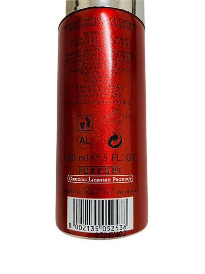 Ferrari passion perfumed natural deodorant 150ml