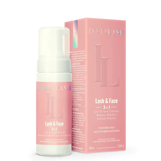 LASH & FACE Eyelash Cleansing Foam with Conditioner and Eyelash Shampoo