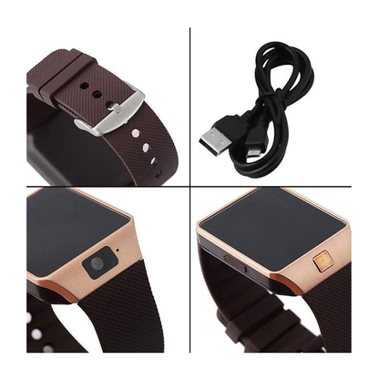 Kulala Smart Watch Plastic Band For Android, Gold - W-007