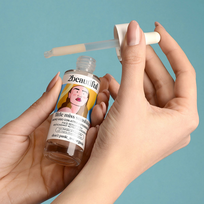 2beautiful LITTLE MISS SUNSHINE FACE SERUM WITH ANTIOXIDANT ACTIVE INGREDIENTS WITH ORGANIC STRAWBERRY EXTRACT 30ML