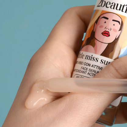 2beautiful LITTLE MISS SUNSHINE FACE SERUM WITH ANTIOXIDANT ACTIVE INGREDIENTS WITH ORGANIC STRAWBERRY EXTRACT 30ML