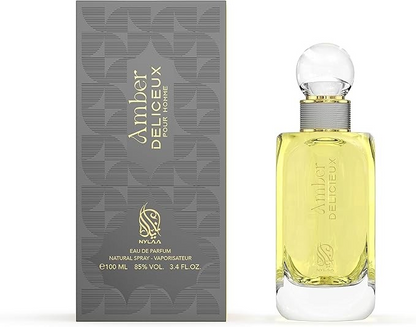Nylaa Amber Delicieux Eau de Parfum For Men 100ML 3.4 FL OZ