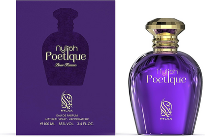 Nylaa NYLISH POETIQUE POUR FEMME Eau de Parfum For Women 100ML 3.4 FL OZ