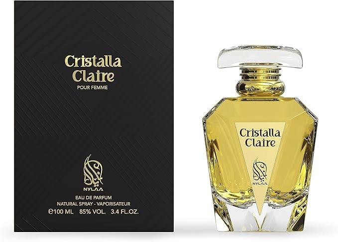 Nylaa CRISTALLA CLAIRE POUR FEMME Eau de Parfum For Women 100ML 3.4 FL OZ