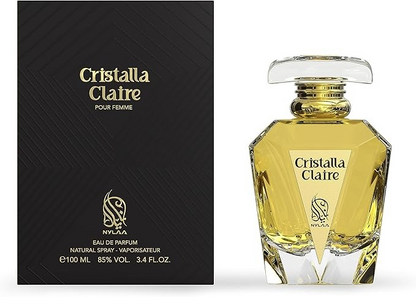 Nylaa CRISTALLA CLAIRE POUR FEMME Eau de Parfum For Women 100ML 3.4 FL OZ