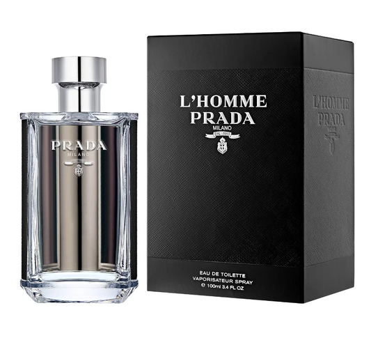 Prada L`Homme Milano Eau de Toilette Edt 100 ml 3.4 fl oz men fragrances
