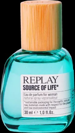 REPLAY SOURCE OF LIFE EAU DE PARFUM FOR WOMEN 30ML 1.0 FL OZ