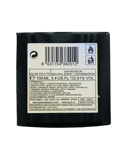 J.Del Pozo in Black eau de toilette  100ml/ 3.3oz natural spray