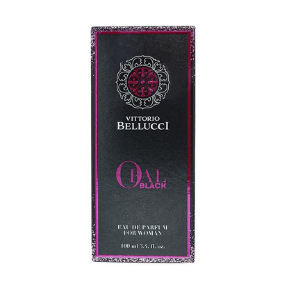 VITTORIO BELLUCCI OPAL BLACK  EAU DE PARFUM FOR HER 100ML 3.4FLOZ