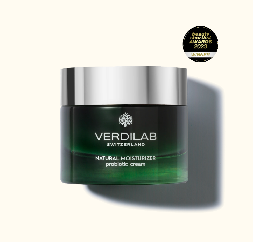 VERDILAB Dermo Protocol No. 2.0 Skin Hydration and Cellular Pollution Protection NATURAL MOISTURIZER Probiotic Cream 15ML