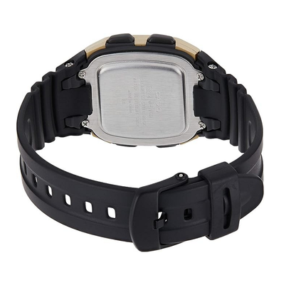 Casio Watch W-96H-9AVDF Gold & Black Unisex 50m Multifunction Digital Watch 4971850751137