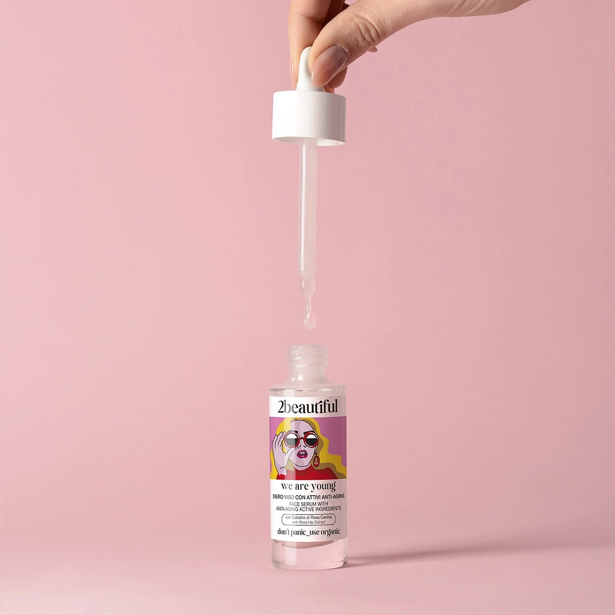 2beautiful WE ARE YOUNG FACE SERUM WITH ANTI-AGING ACTIVE INGREDIENTS WITH ROSA HIP EXTRACT 30ML