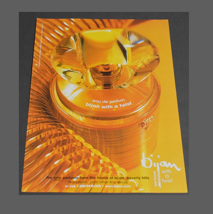 Bijan with a twist EDP 100ml 3.4FL OZ natural spray Original Guarantee