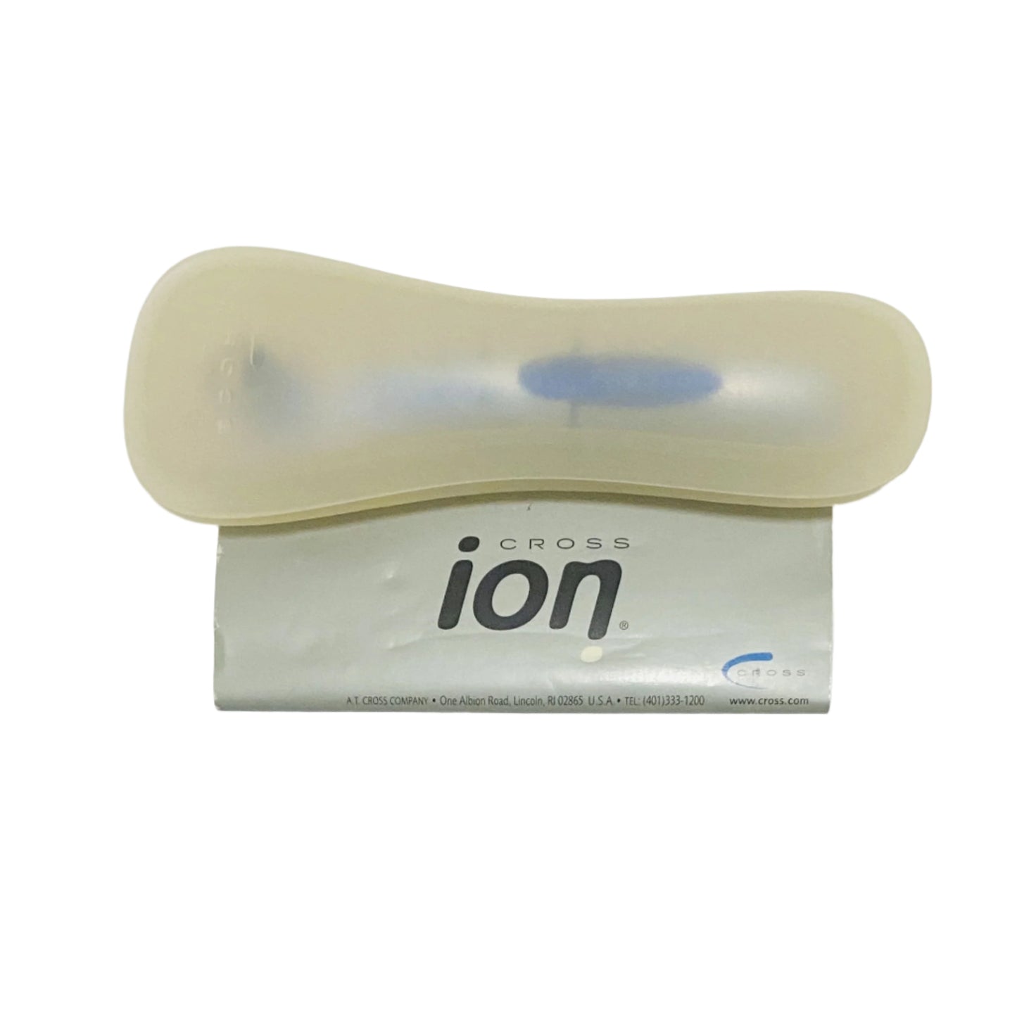 Cross ION METAL 812-17 Made in the USA Black Metal Ion Gel Ink Rollerball Pen with Key Clip and Lanyard. Roots Engraved on side 812-17