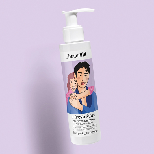 2beautiful face cleansing gel with fresh Aloe Vera Juice 150ml