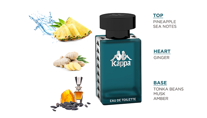 Kappa Perfume Petrol Eau De Toilet Men EDT 60 ml