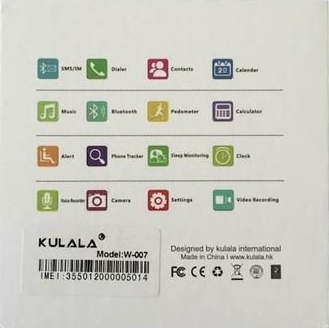 Kulala Smart Watch Plastic Band For Android, Gold - W-007