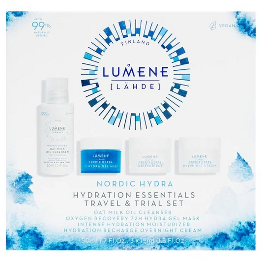 Lumene Lahde Nordic Hydra Hydration Essentials Travel & Trial Set 50ml , 3x15ml