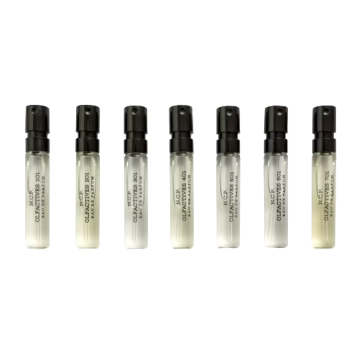N.C.P. Olfactives Eau de Parfum, Seven Facets Discovery Kit, Unisex, 7 x 2 ml total 14ml