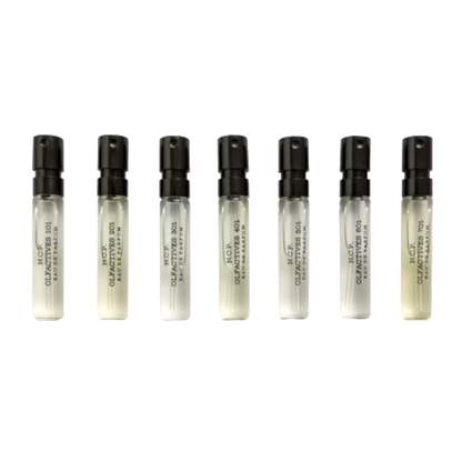 N.C.P. Olfactives Eau de Parfum, Seven Facets Discovery Kit, Unisex, 7 x 2 ml total 14ml