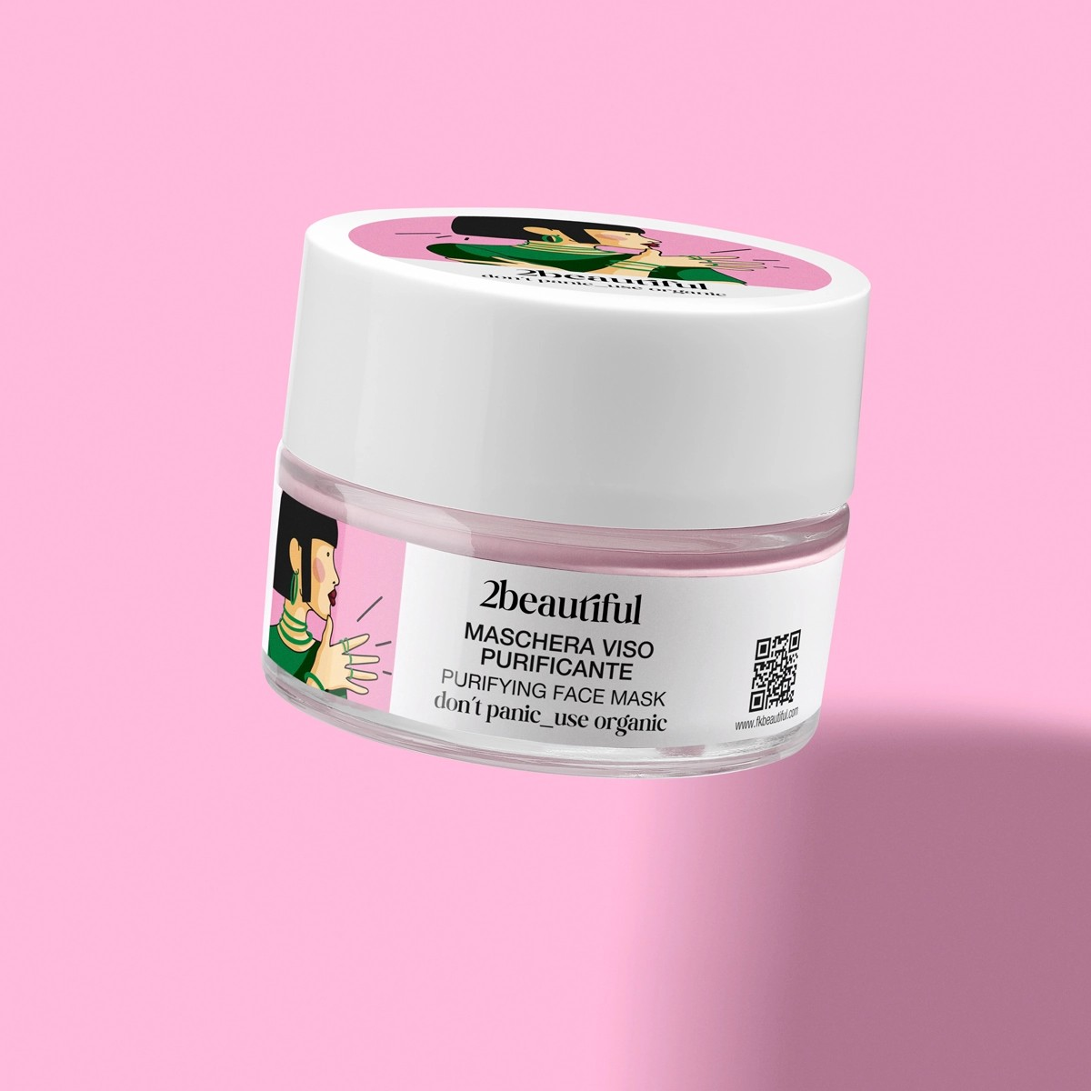 2beautiful PURIFYING FACE MASK WITH COCUMBER EXTRACT 50ML