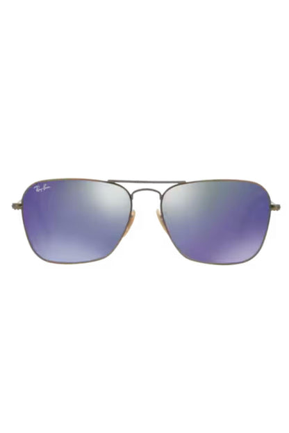 Ray-Ban RB 3136 167/1M 58 caravan Unisex metal frame Original Sunglass made in Italy.