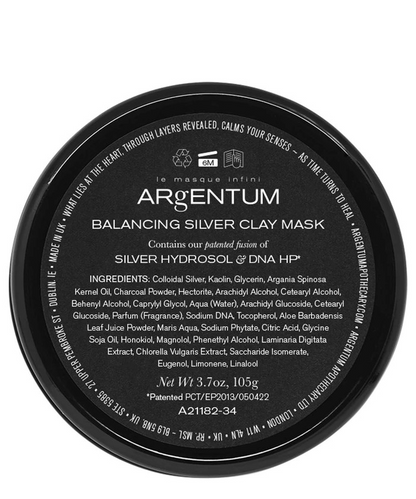 ARGENTUM BALANCING SILVER CLAY MASK ALL SKIN TYPES FACE AND NECK  105G