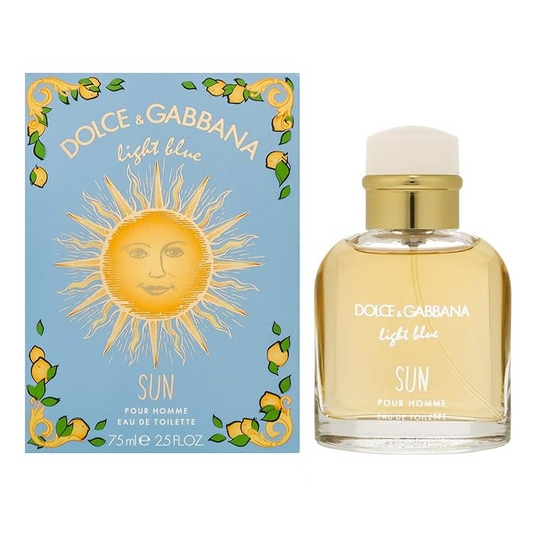 LIGHT BLUE SUN for Men by DOLCE & GABBANA   Eau de Toilette 125ML natural spray