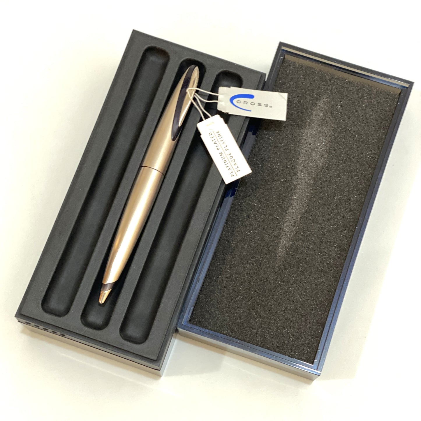 Cross Verve 0022-3 Platinum Plated luxury Ballpoint Pen with luxury box New original guarantee